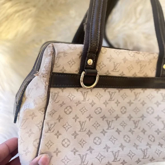 Louis Vuitton - Josephine PM Brown Monogram Mini lin - Picture 7 of 12